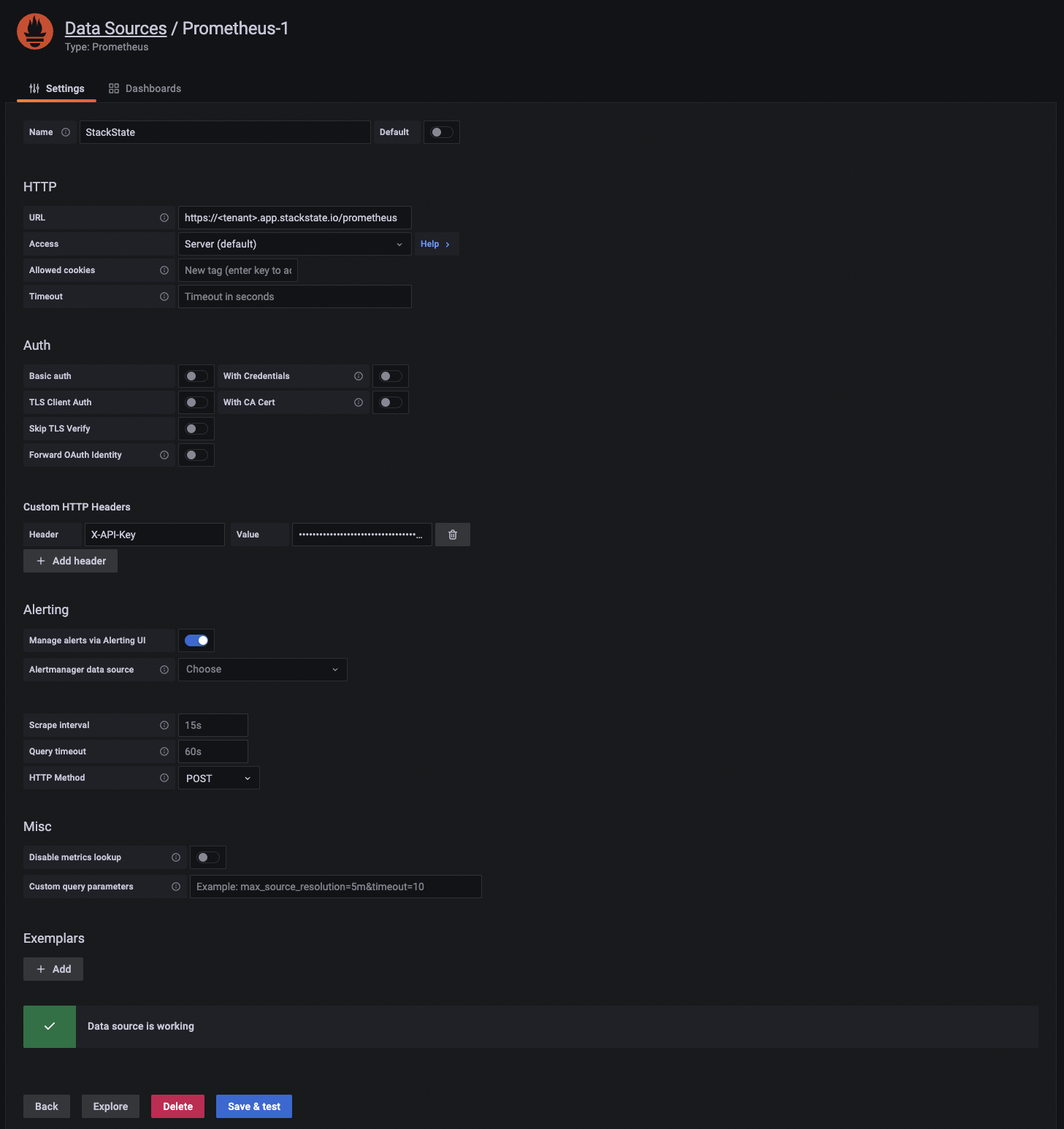 Grafana 数据源配置